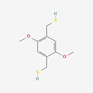molecular formula C10H14O2S2 B14671955 (2,5-Dimethoxy-1,4-phenylene)dimethanethiol CAS No. 50874-28-7
