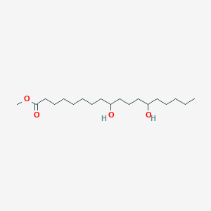 molecular formula C19H38O4 B14671991 Methyl 9,13-dihydroxyoctadecanoate CAS No. 41207-66-3