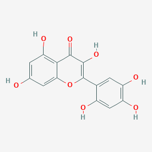 molecular formula C15H10O8 B14672097 5'-Hydroxymorin CAS No. 37751-25-0