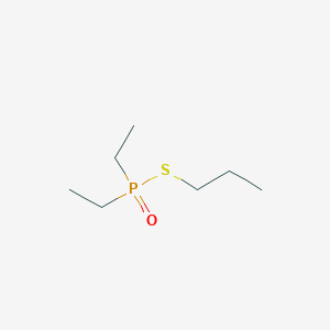 molecular formula C7H17OPS B14672104 S-Propyl diethylphosphinothioate CAS No. 40561-11-3