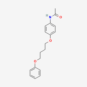 molecular formula C18H21NO3 B14672157 N-[4-(4-phenoxybutoxy)phenyl]acetamide CAS No. 35965-99-2