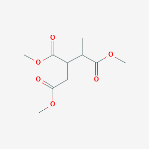 molecular formula C10H16O6 B14672217 Trimethyl butane-1,2,3-tricarboxylate CAS No. 45170-86-3