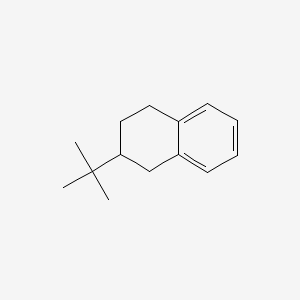 molecular formula C14H20 B14672246 2-tert-Butyl-1,2,3,4-Tetrahydronaphthalene CAS No. 42044-22-4