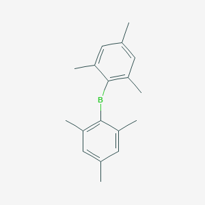 molecular formula C18H22B B14672257 Dimesitylborane CAS No. 51458-06-1