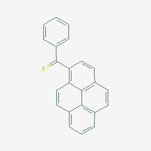 molecular formula C23H14S B14672284 Phenyl(pyren-1-YL)methanethione CAS No. 40812-79-1