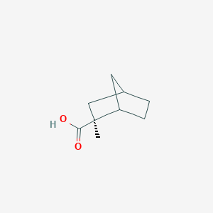 molecular formula C9H14O2 B14672311 (2S)-2-methylbicyclo[2.2.1]heptane-2-carboxylic acid CAS No. 42856-29-1
