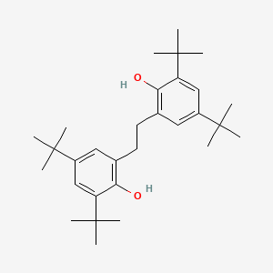 molecular formula C30H46O2 B14672424 Phenol, 2,2'-(1,2-ethanediyl)bis[4,6-bis(1,1-dimethylethyl)- CAS No. 37758-52-4