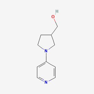 [1-(Pyridin-4-yl)pyrrolidin-3-yl]methanol