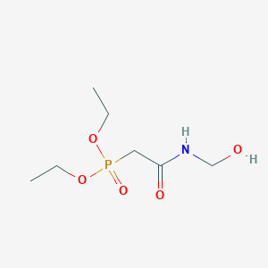 molecular formula C7H16NO5P B14672476 Diethyl {2-[(hydroxymethyl)amino]-2-oxoethyl}phosphonate CAS No. 51304-06-4