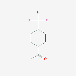 1-[4-(Trifluoromethyl)cyclohexyl]ethan-1-one
