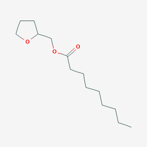 molecular formula C14H26O3 B14672573 Oxolan-2-ylmethyl nonanoate CAS No. 39252-13-6