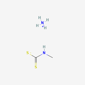 molecular formula C2H8N2S2 B14672626 Ammonium methyldithiocarbamate CAS No. 39680-90-5