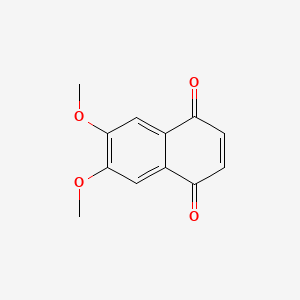molecular formula C12H10O4 B14672664 1,4-Naphthalenedione, 6,7-dimethoxy- CAS No. 38199-00-7
