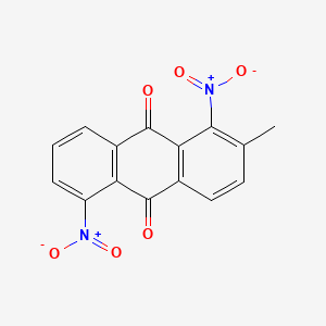 molecular formula C15H8N2O6 B14672764 Anthraquinone, 1,5-dinitro-2-methyl- CAS No. 51461-16-6