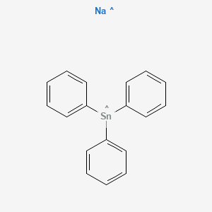 molecular formula C18H15NaSn B14672900 CID 85441907 
