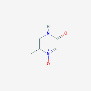 molecular formula C5H6N2O2 B14672927 5-Methylpyrazin-2(1h)-one 4-oxide CAS No. 36341-33-0