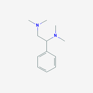 molecular formula C12H20N2 B14672952 N~1~,N~1~,N~2~,N~2~-Tetramethyl-1-phenylethane-1,2-diamine CAS No. 51559-07-0
