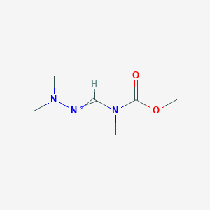 molecular formula C6H13N3O2 B14672992 Methyl [(dimethylhydrazinylidene)methyl]methylcarbamate CAS No. 51235-00-8