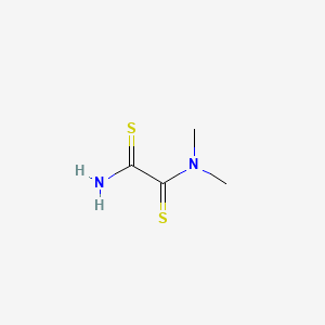molecular formula C4H8N2S2 B14673026 Ethanedithioamide, N,N-dimethyl- CAS No. 41168-91-6