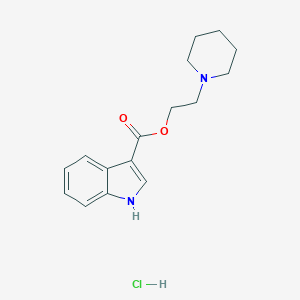 molecular formula C16H21ClN2O2 B146733 SB-203186 hydrochloride CAS No. 135938-17-9