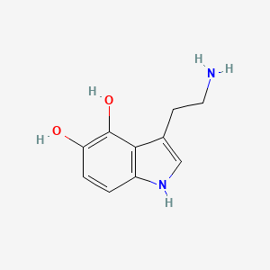 molecular formula C10H12N2O2 B14673407 4,5-Dihydroxytryptamine CAS No. 42241-03-2