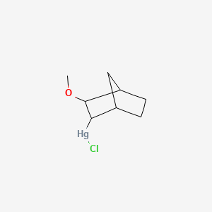 molecular formula C8H13ClHgO B14673441 Norcamphane, 2-(chloromercuri)-3-methoxy- CAS No. 42085-80-3