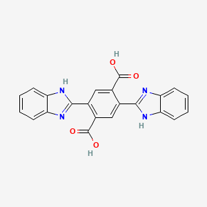 molecular formula C22H14N4O4 B14673483 Agn-PC-0mvvdo CAS No. 41887-96-1