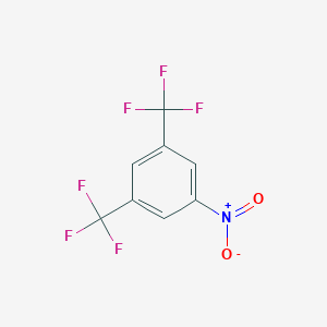 molecular formula C8H3F6NO2 B146736 3,5-Bis(trifluoromethyl)nitrobenzene CAS No. 328-75-6