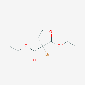 molecular formula C10H17BrO4 B14673719 Diethyl bromo(propan-2-yl)propanedioate CAS No. 38214-19-6
