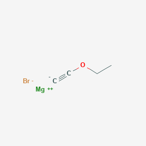 molecular formula C4H5BrMgO B14673756 magnesium;ethynoxyethane;bromide CAS No. 36678-63-4