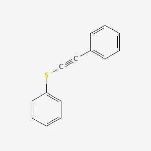 molecular formula C14H10S B14673778 [(Phenylethynyl)sulfanyl]benzene CAS No. 35460-31-2