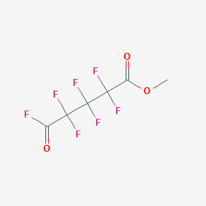 molecular formula C6H3F7O3 B14673784 Methyl 2,2,3,3,4,4,5-heptafluoro-5-oxopentanoate CAS No. 38093-90-2