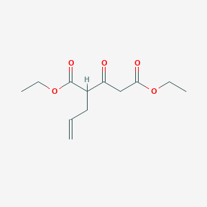 molecular formula C12H18O5 B14673820 Diethyl 3-oxo-2-prop-2-enylpentanedioate CAS No. 42324-17-4