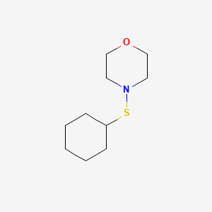 molecular formula C10H19NOS B14673832 4-Cyclohexylsulfanylmorpholine CAS No. 42267-53-8