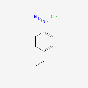 molecular formula C8H9ClN2 B14673867 4-ethylbenzenediazonium Chloride CAS No. 41888-23-7