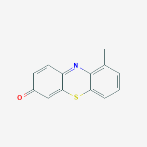 molecular formula C13H9NOS B14673910 9-Methyl-3H-phenothiazin-3-one CAS No. 33209-95-9