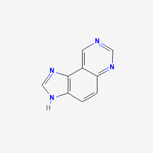 molecular formula C9H6N4 B14673945 3H-imidazo[4,5-f]quinazoline CAS No. 42341-71-9