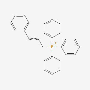 molecular formula C27H24P+ B14673966 Cinnamyl-triphenyl-phosphanium CAS No. 38633-40-8