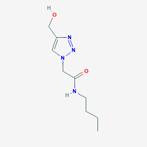 B1467401 N-butyl-2-[4-(hydroxymethyl)-1H-1,2,3-triazol-1-yl]acetamide CAS No. 1247597-28-9