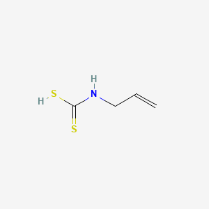 molecular formula C4H7NS2 B14674148 Carbamodithioic acid, 2-propenyl- CAS No. 44602-38-2