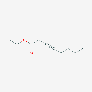 molecular formula C10H16O2 B14674162 Ethyl oct-3-ynoate CAS No. 37174-93-9
