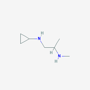 molecular formula C7H16N2 B1467431 N-[2-(methylamino)propyl]cyclopropanamine CAS No. 1250425-58-1