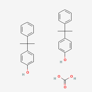 molecular formula C31H34O5 B14674358 Carbonic acid;4-(2-phenylpropan-2-yl)phenol CAS No. 33524-49-1