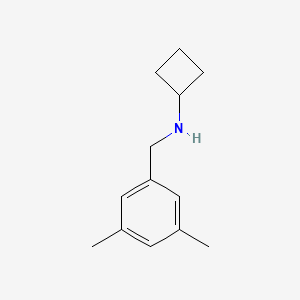 B1467439 N-[(3,5-dimethylphenyl)methyl]cyclobutanamine CAS No. 1250490-60-8