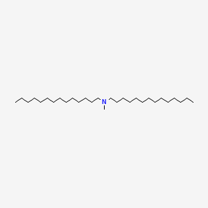 molecular formula C29H61N B14674419 Methyldimyristylamine CAS No. 41961-81-3