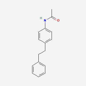 molecular formula C16H17NO B14674447 Acetamide, N-(4-(2-phenylethyl)phenyl)- CAS No. 33383-99-2