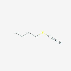 molecular formula C6H10S B14674467 1-Ethynylsulfanylbutane CAS No. 41863-13-2