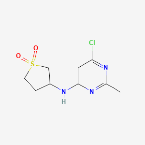 3-((6-Chloro-2-methylpyrimidin-4-yl)amino)tetrahydrothiophene 1,1-dioxide