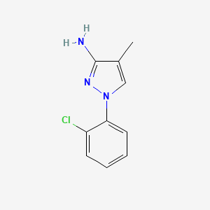 1-(2-chlorophenyl)-4-methyl-1H-pyrazol-3-amine