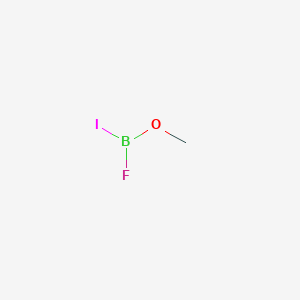 molecular formula CH3BFIO B14674529 Fluoroiodomethoxyborane CAS No. 38481-10-6